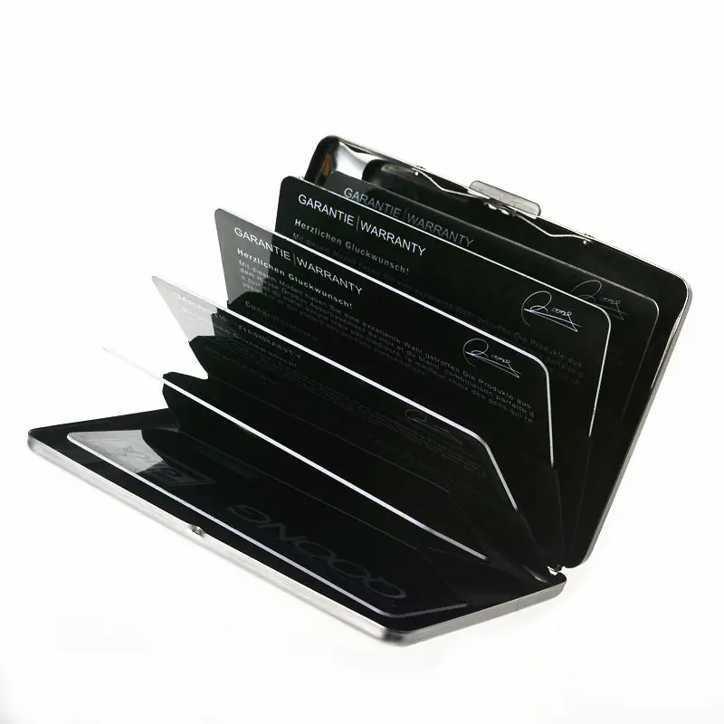 Держатель для кредитных карт из нержавеющей стали с RFID-блокировкой | Багаж и