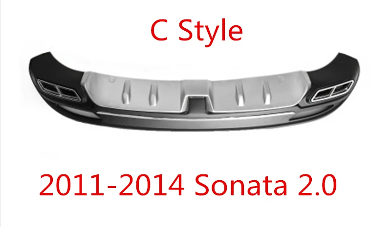Для hyundai Sonata Body kit спойлер 2011-2013 для Sonata 8 ABS задний спойлер передний бампер диффузор защитные бамперы - Цвет: Цвет: желтый