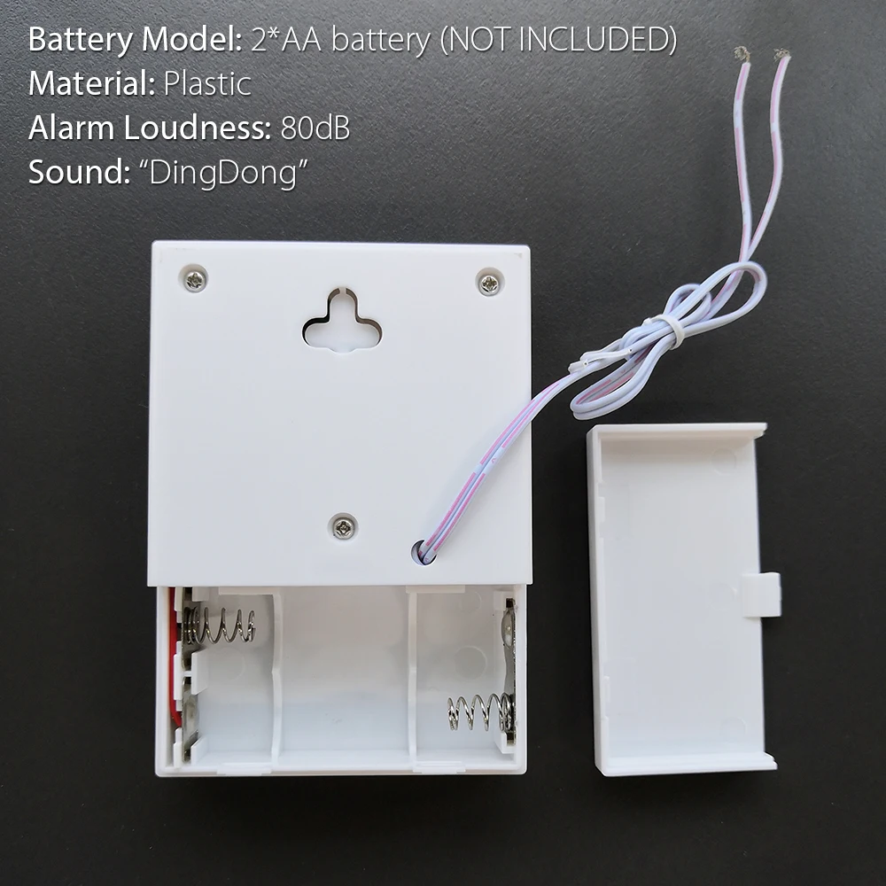 HOMSECUR 80dB проводной дверной звонок с DingDong Sound для офиса система контроля доступа