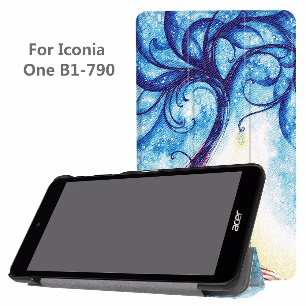 Новинка Folio подставка с флип чехолом PU Кожаный противоударный чехол для acer Iconia One 7