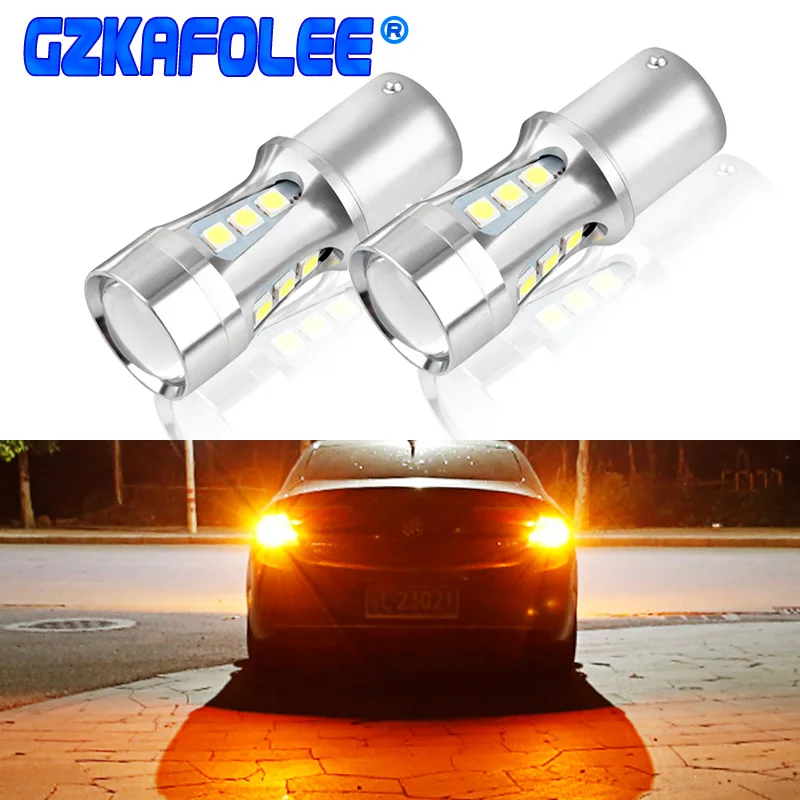 2xpcs указатель поворота p21w BA15S 1156 S25 BAU15S PY21W led 3030 чип 12 v автоматический стоп сигнал