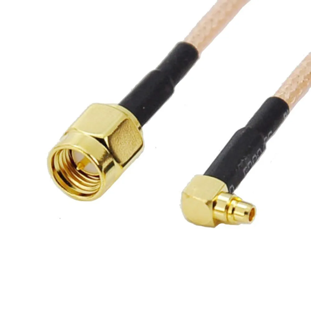 RF SMA Мужской переключатель MMCX правый угол RG316/RG316D/RG178/RG174 свиной хвост кабель