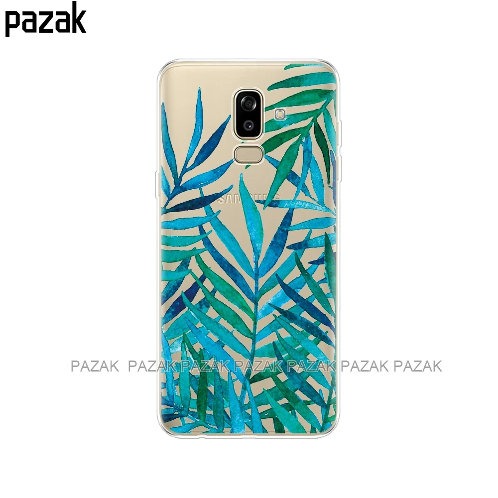Силиконовый чехол для samsung Galaxy J8 чехол для телефона задняя крышка для samsung Galaxy J8 j810 Funda для samsung J8 coque - Цвет: 61355