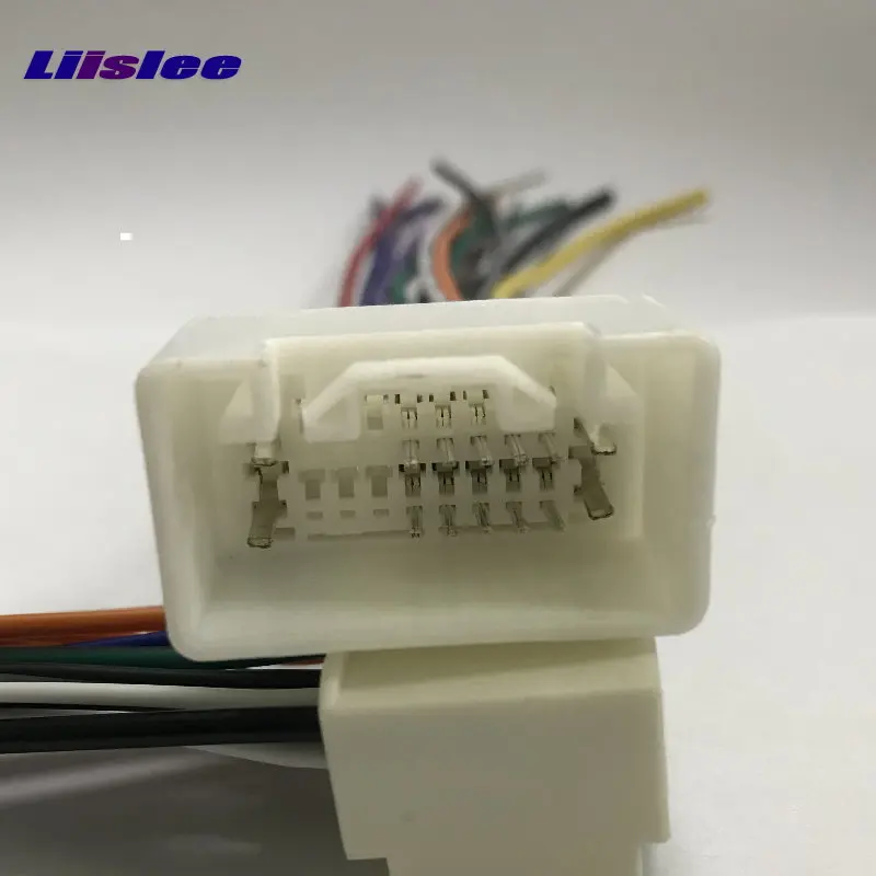 Liislee для Lexus ES300 ES330 GX470 IS RX350 400 H RX330 подключается к заводской Жгут адаптер радиопроводки стерео Мужской DIN к ISO