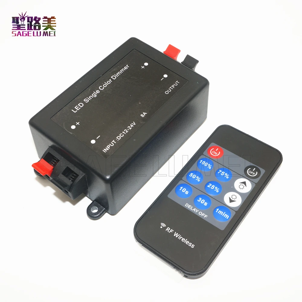 DC12V-24V Mini 11key RF беспроводной пульт дистанционного управления яркостью контроллер