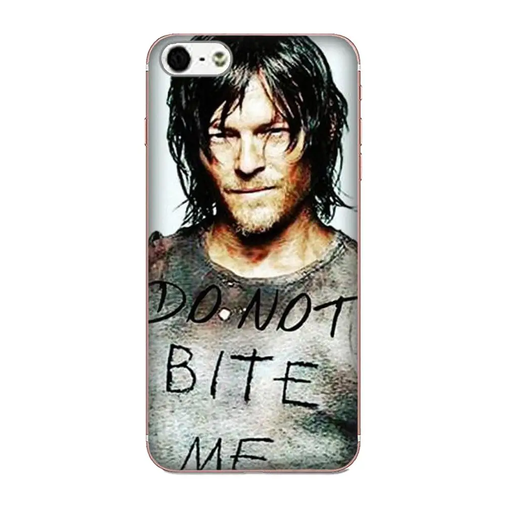 Мягкий чехол для Samsung Galaxy Note 5 8 9 S3 S4 S5 S6 S7 S8 S9 S10 mini Edge Plus Lite The Walking Dead Norman Reedus Daryl