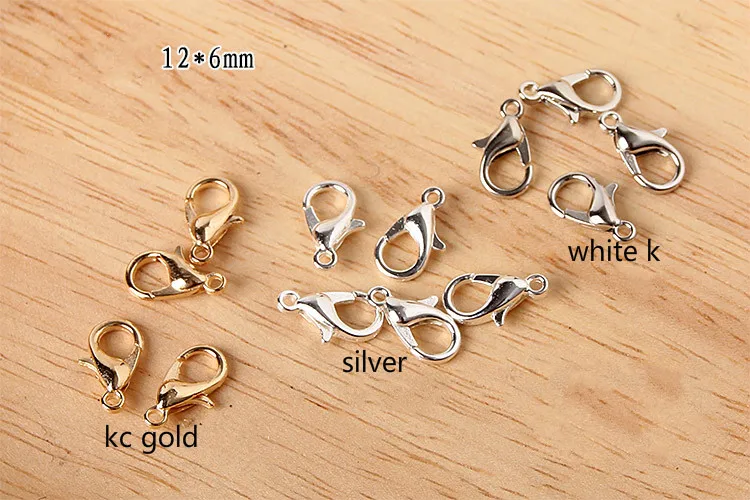 Handmade jewelry accessories DIY 302 metal alloy lobster clasp Beaded Necklace Bracelet connection buckle | Украшения и