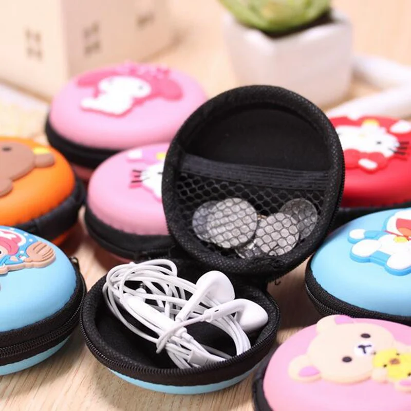 Women 2017 new Animals Cartoon Stitch Hello Kitty Silicone Coin Purse Key kids Girls Wallet Earphone Organizer Box Bags | Багаж и сумки