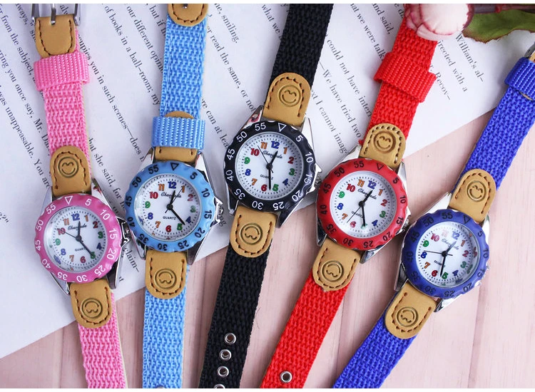 Новые высококачественные синие Черные часы для мальчиков и девочек детские