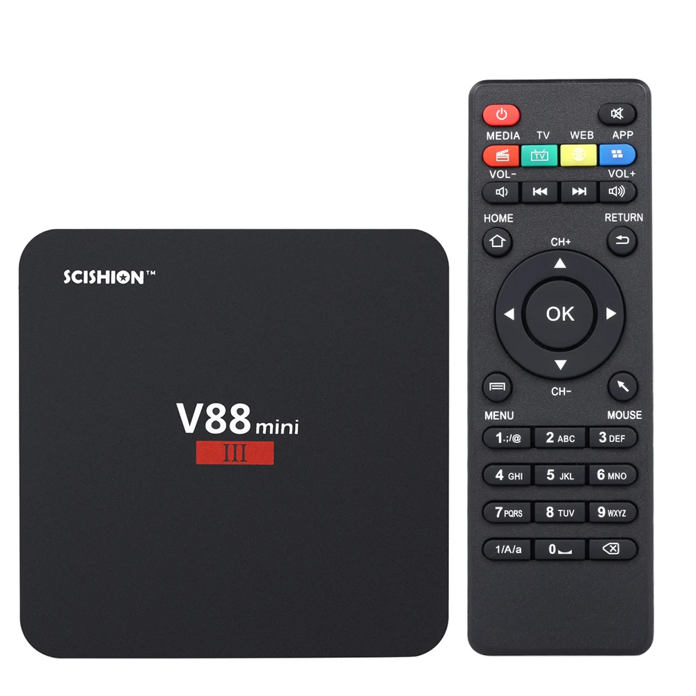 Новые SCISHION V88 мини III Android 7 1 RK3328 Quad core ТВ Box 2G DDR3 Оперативная память 8G Встроенная 2 4