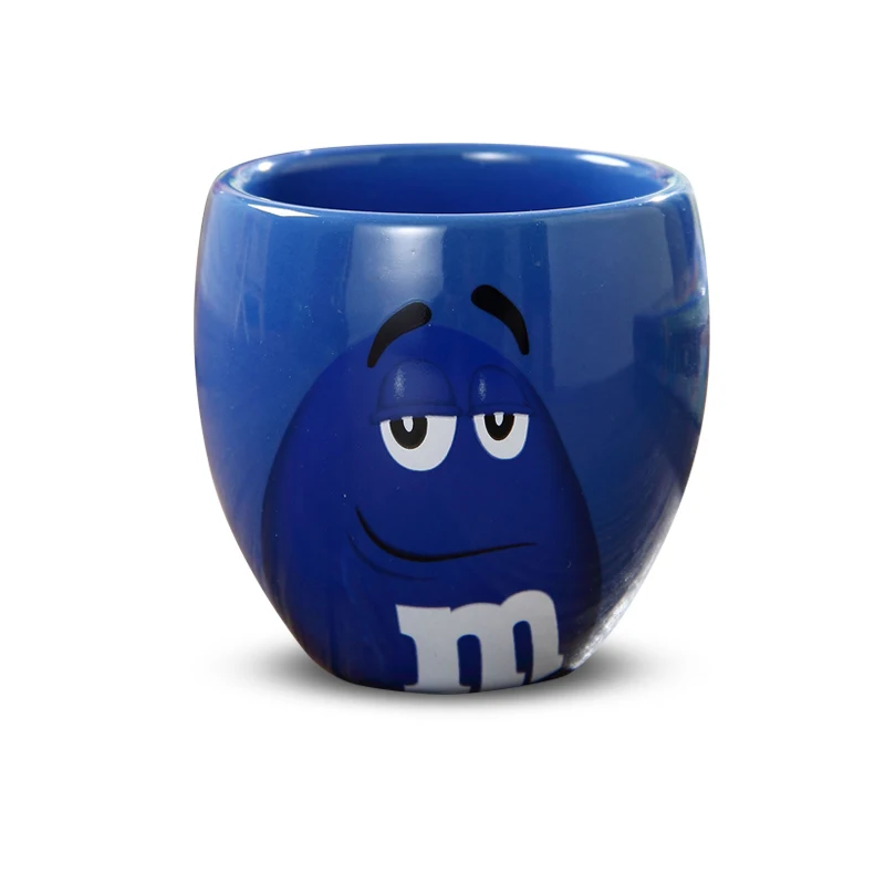 1 bule Милые мм бобы кофе молоко Cupcup керамика цвет глазури фруктовый сок чайная чашка с блюдцем воды чай чаша Oatmea воды инструмент - Цвет: 1 bule
