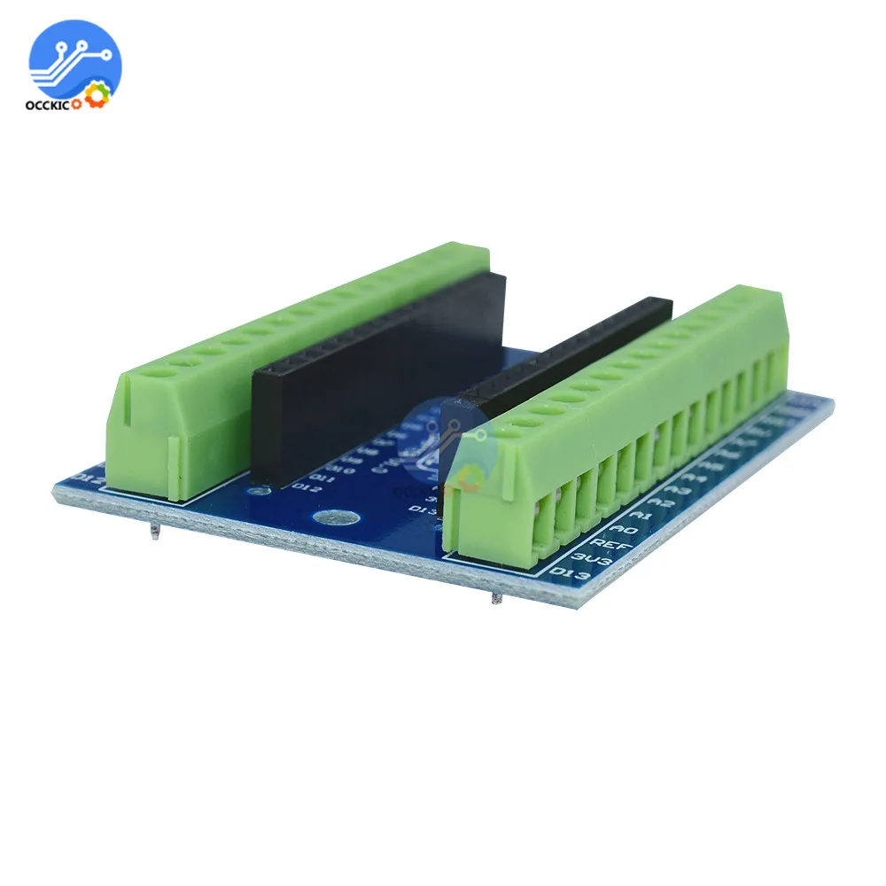 1 шт. Стандартная плата адаптера терминала для Arduino Nano V3.0 AVR ATMEGA328P фотомодуль 100%