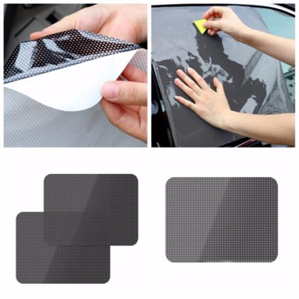 

Electrostatic Car Rear Side Window Protection Static Cling Sun Block Shade Shield Visor Suncreen Heat-insulating Film Sunshade