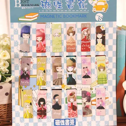 Секретная садовая Милая канцелярская Магнитная вкладка с рисунками из