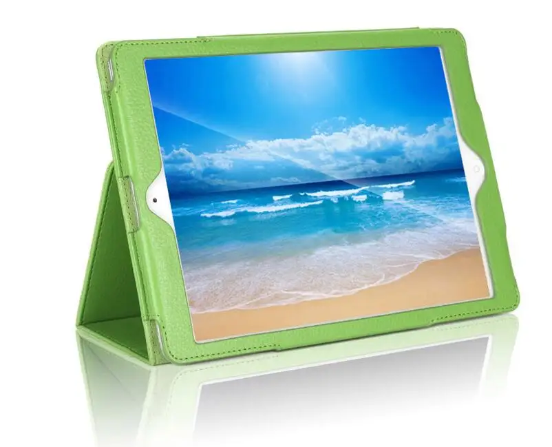 Для Apple iPad Air 1 чехол с откидной подставкой кожаный чехол для Apple iPad Air 1 планшет Capa Fundas Coque+ стилус защита экрана - Цвет: Зеленый