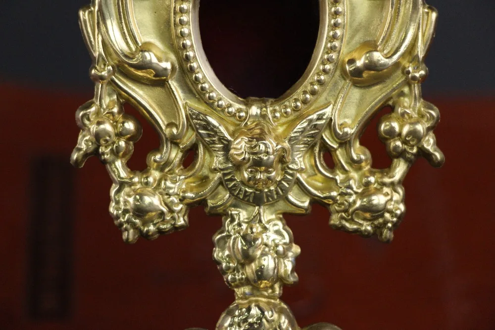 Высокое качество гарантировано медная святая коробка monstrance хороший с изображением католической святыни изысканные сакральные подарки сувенир Элегантный изящный