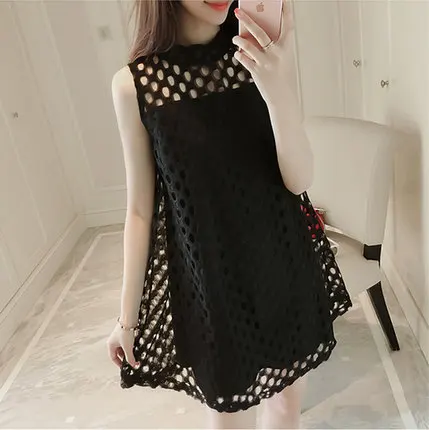 Summer Girl Dress White Black Cute Teenage Girls Clothing Princess Robe Fille 14 Ans | Детская одежда и обувь