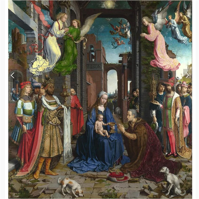 3d обои на заказ европейские фотообои для гостиной ангела Европы и США |