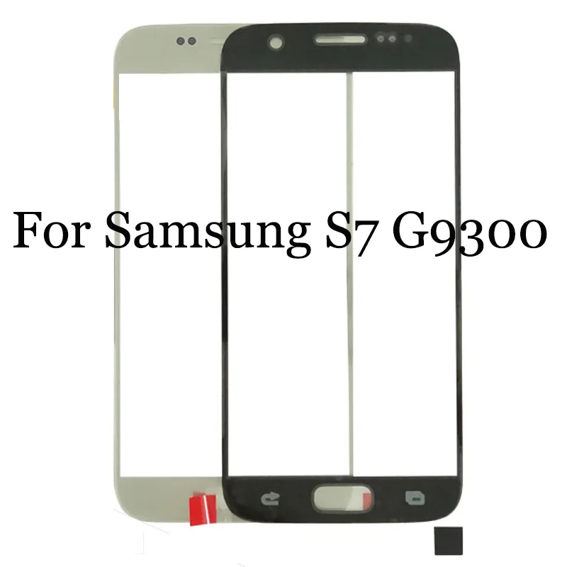 A + Качество для samsung galaxy S7 сенсорный экран дигитайзер S 7 G9300 стеклянная панель без