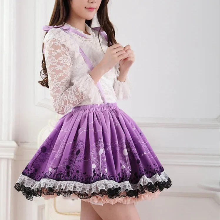 Женская юбка джемпер с принтом одуванчиков|fashion ice|skirt denimskirt pattern |