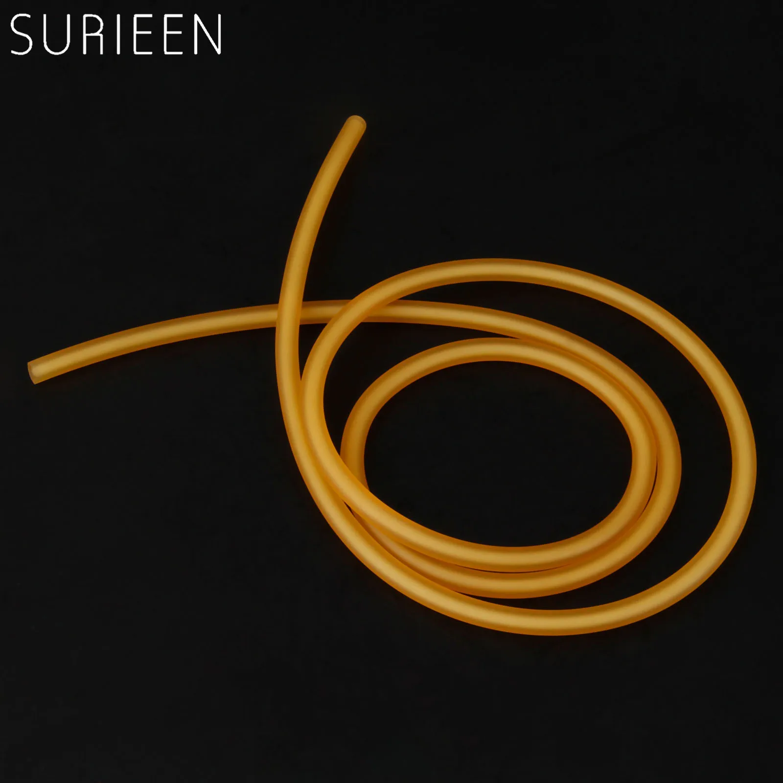 

SURIEEN 1M 2mmx5.5mm Sling Shots Strong Rubber Band Natural Latex Tube Elastic Bungee Tubes for Hunting Slingshot Catapult 2055