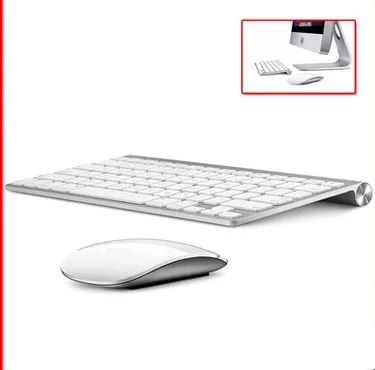 Ультратонкая беспроводная клавиатура и мышь с шоколадными клавишами 2 4 г|mouse