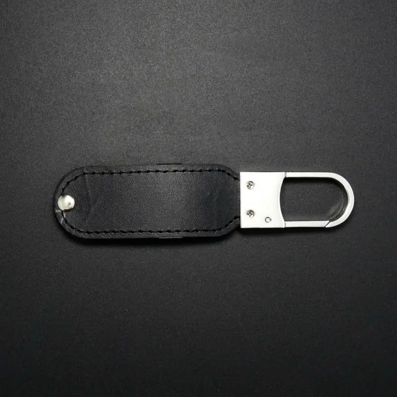 Кожаный чехол USB флеш-накопитель 64 ГБ 128 256 модная Флешка 32 Гб с реальной емкостью