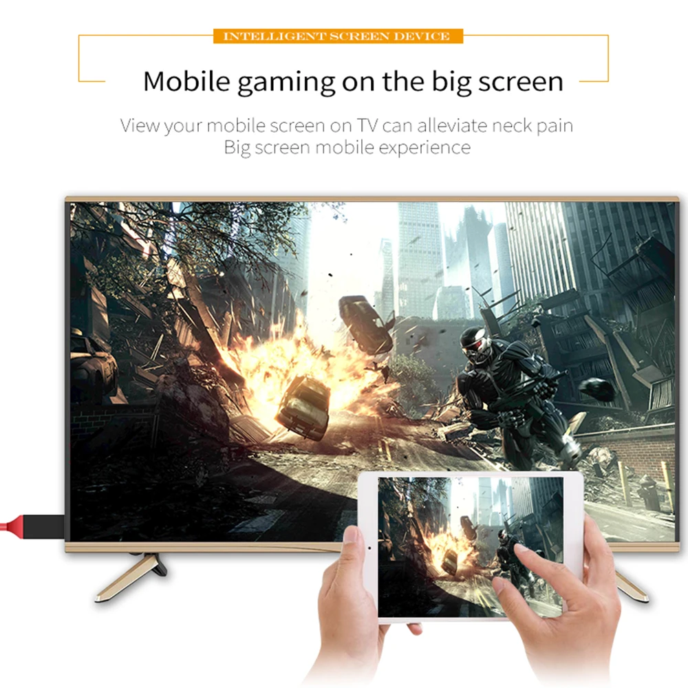 Новый 1080 P Micro USB к кабелю HDMI адаптер конвертер для samsung S6/S7/S8 плюс iPhone кабель HDMI| |