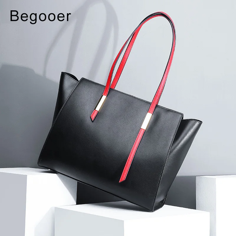 BEGOOER 2018 зимняя женская сумка из натуральной кожи большая женские сумки на плечо