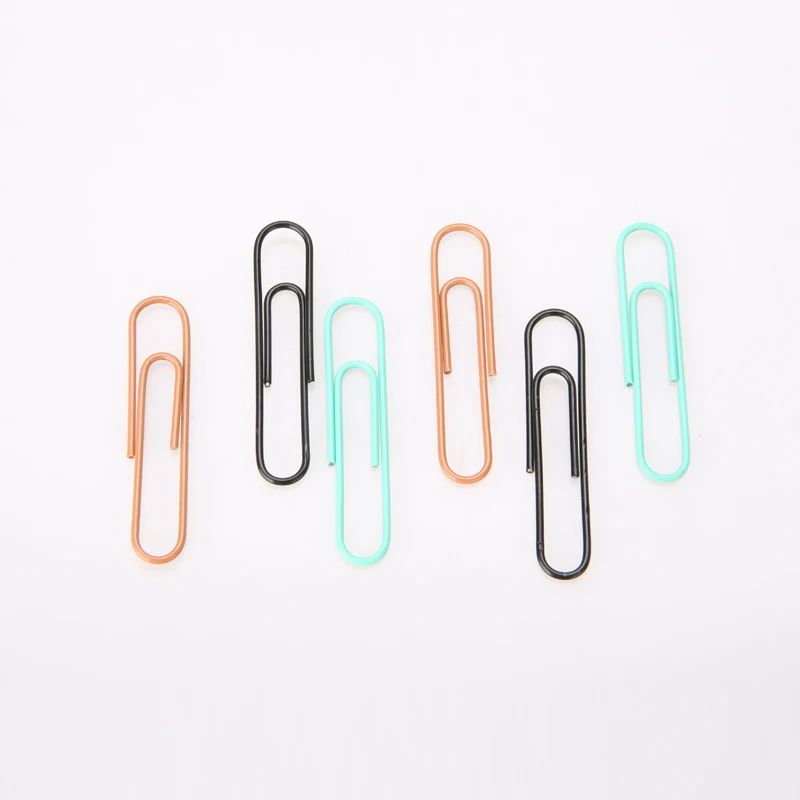 Никогда не Модные металлические бумажные зажимы книжный диспенсер офисный