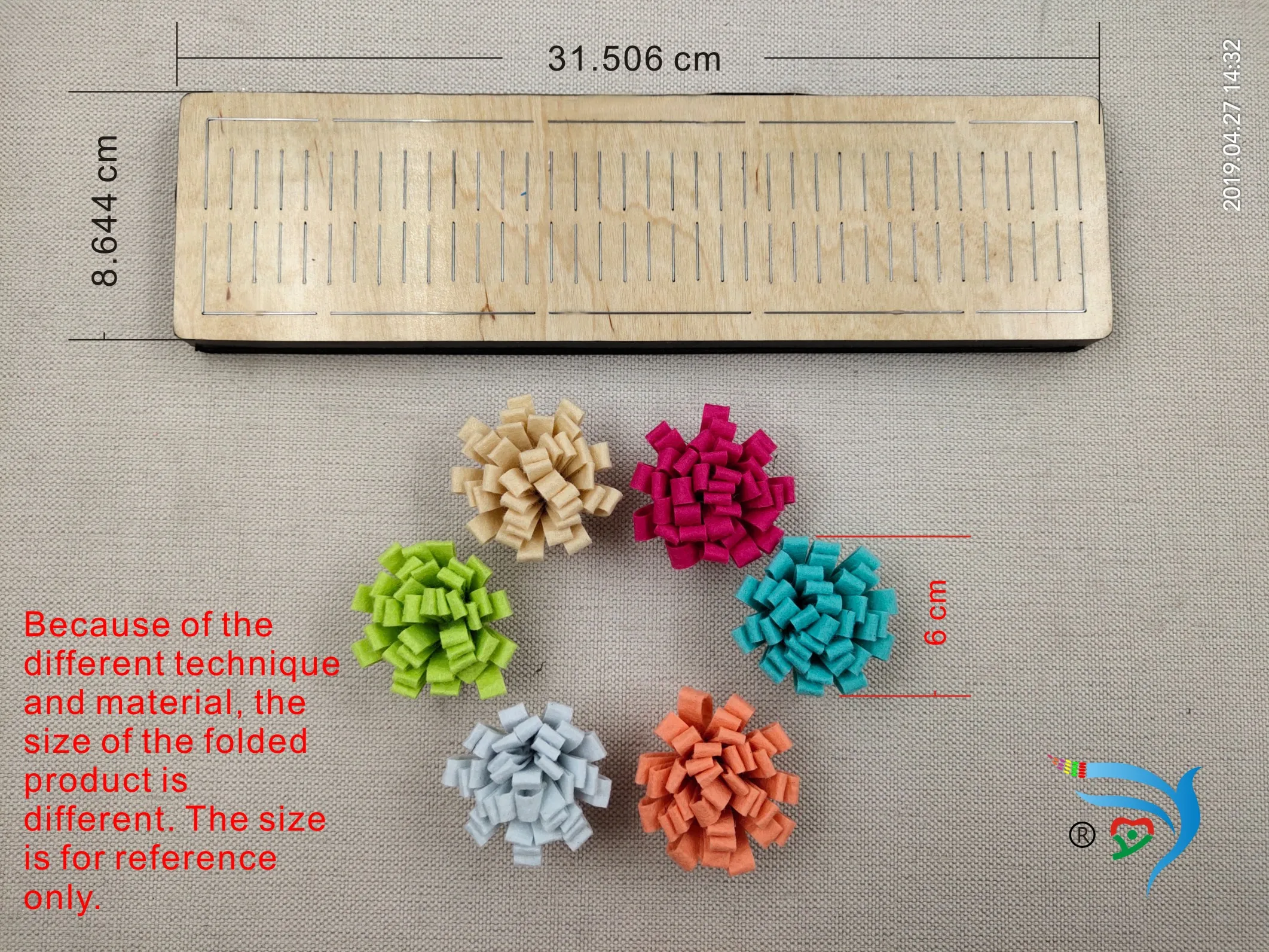 3-D Decorative flower muyu cutting die- new wooden mould cutting dies for scrapbooking Thickness-15.8mm
