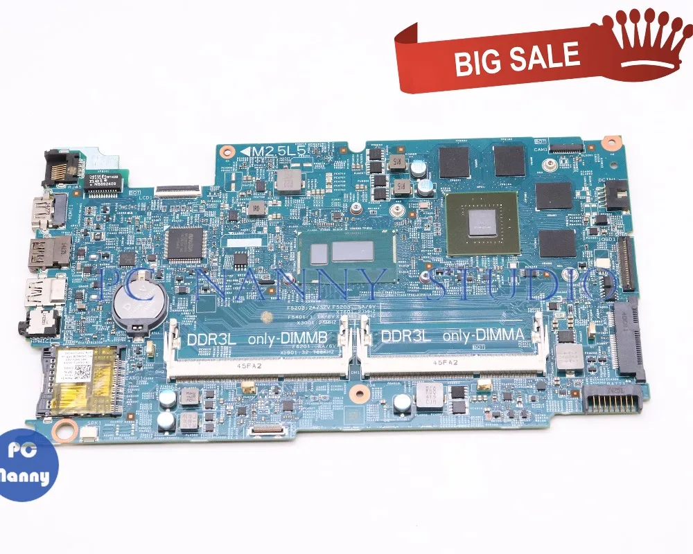 PCNANNY DOH50 MB 12311 2 KJ7NX CN 02KN1H 2KN1H для Dell Inspiron 15 7537 материнская плата ноутбука SR16z I7 4500U GT750M