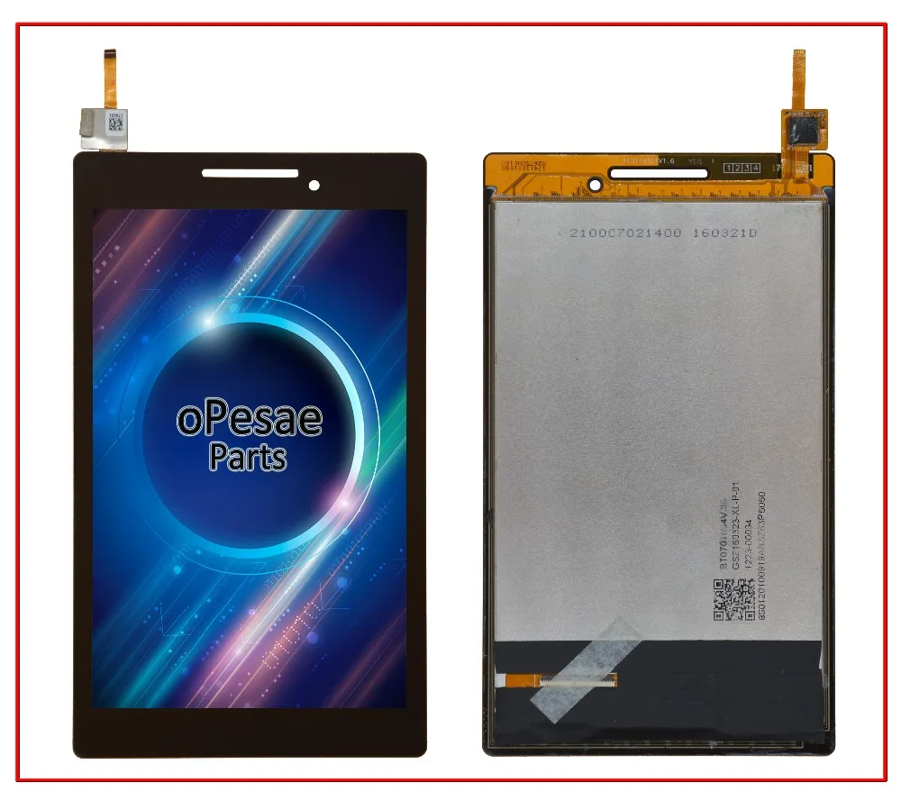 OPesea для Lenovo Tab 2 A7-10 A7-10F A7-20 сенсорный экран дигитайзер ЖК-дисплей Панель Стекло в
