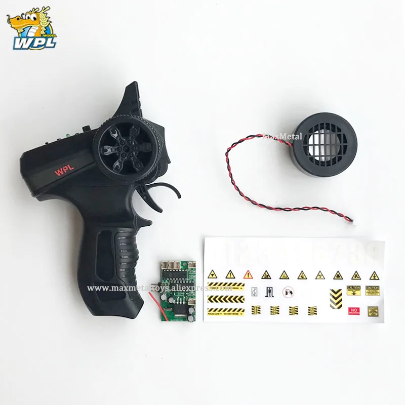 Radio Horn Receiver WPL передатчик обновление DIY приемник доска Рог черный пульт дистанционного управления пластик запасные части Аксессуары Замена для WPL грузовика - Цвет: Radio Horn Receiver