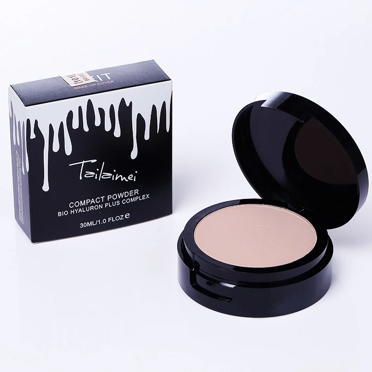 Профессиональная компактная пудра для макияжа 2 в 1 2-слойная матовая