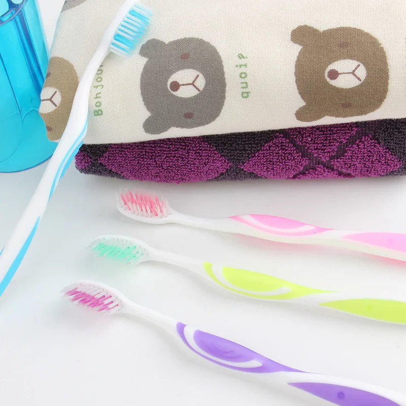 10 шт./компл. дома Семья мягкой щетиной Зубная щётка из Уход за зубами детей