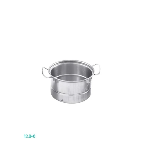 steamer 1 шт. детская забавная кухонная игрушка из нержавеющей стали кастрюли кухонная посуда Серебряная Миниатюрная игрушка ролевые игры подарок для ребенка - Цвет: steamer
