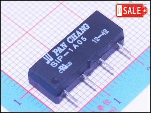 Маленькая партия (10 шт./лот) 5 в SPST Миниатюрный тростник реле на PCB SIP-1A05 |