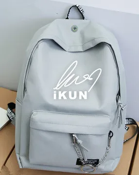 CAI Xukun Ikun подписал же рюкзак той корейской версии моды мужской и женский двойной