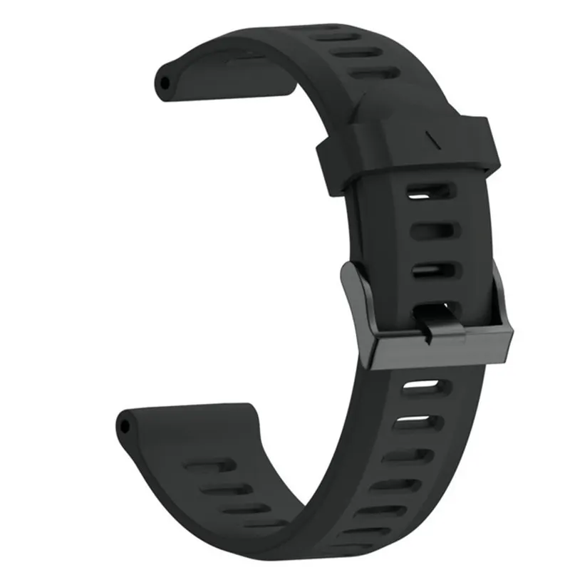 Black ASHEI 26 мм ширина силиконовый ремешок для часов Garmin Fenix 3/Fenix 3 HR/Fenix 6X/Fenix6X Pro спортивный ремешок для Garmin Fenix 5X/5X Plus - Цвет ремешка: Black