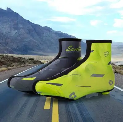 Santic Men Cycling Shoes Cover Windproof Reflective Protector Road MTB Bike Bicycle Overshoes EUR 39-42 W8C09082 |