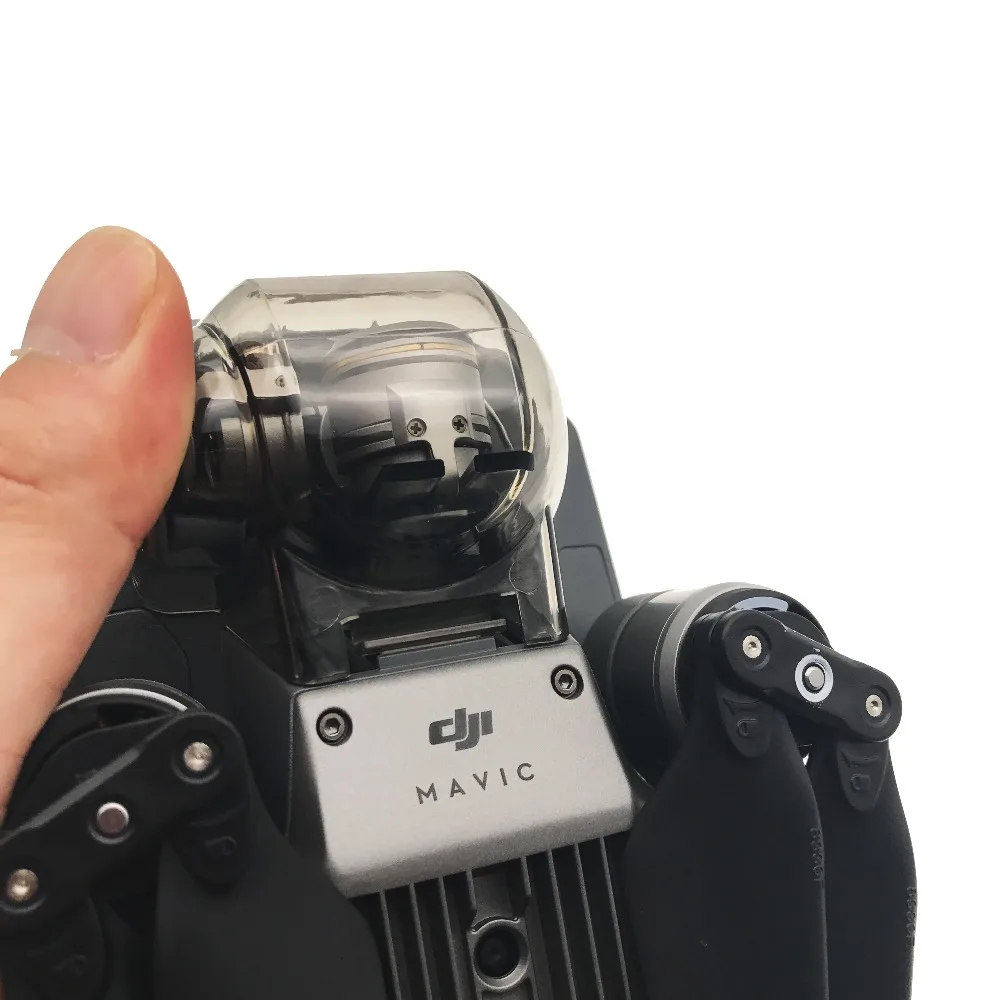 Прозрачный серый Gimbal Камера протектор крышки Держатель для dji Мавик Pro Дрон DJI