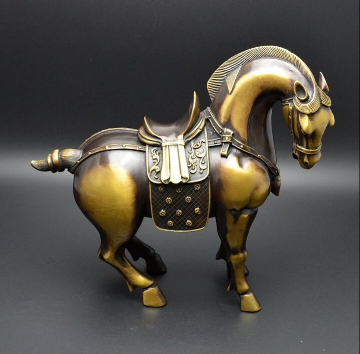 ZSR 509 + легкий знак зодиака лошадь медь фэн шуй Тан Ма медные украшения|ornaments|ornament