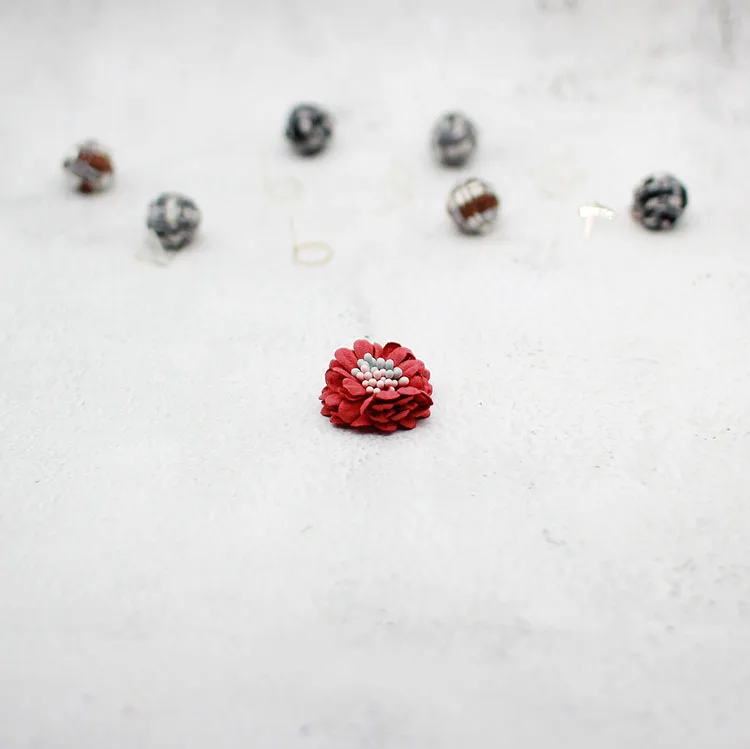 DIY модный цветок из текстиля Брошь булавка свитер пальто свежий день Ювелирная