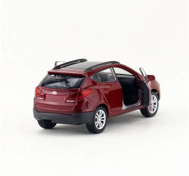 1:36 размер Hyundai Tucson IX35 сплав тянущаяся Автомобильная игрушка высокая симуляция