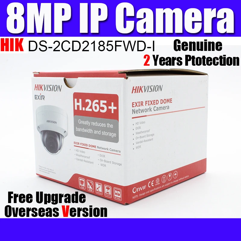 Внешняя версия 8 Мп IP67 h.265 + сетевая купольная ip-камера wdr камера безопасности