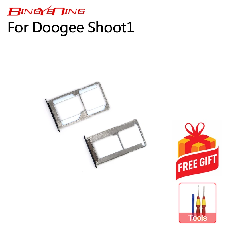 BingYeNing новый оригинальный основной держатель для карт Doogee Shoot 1 Sim 100% лоток со