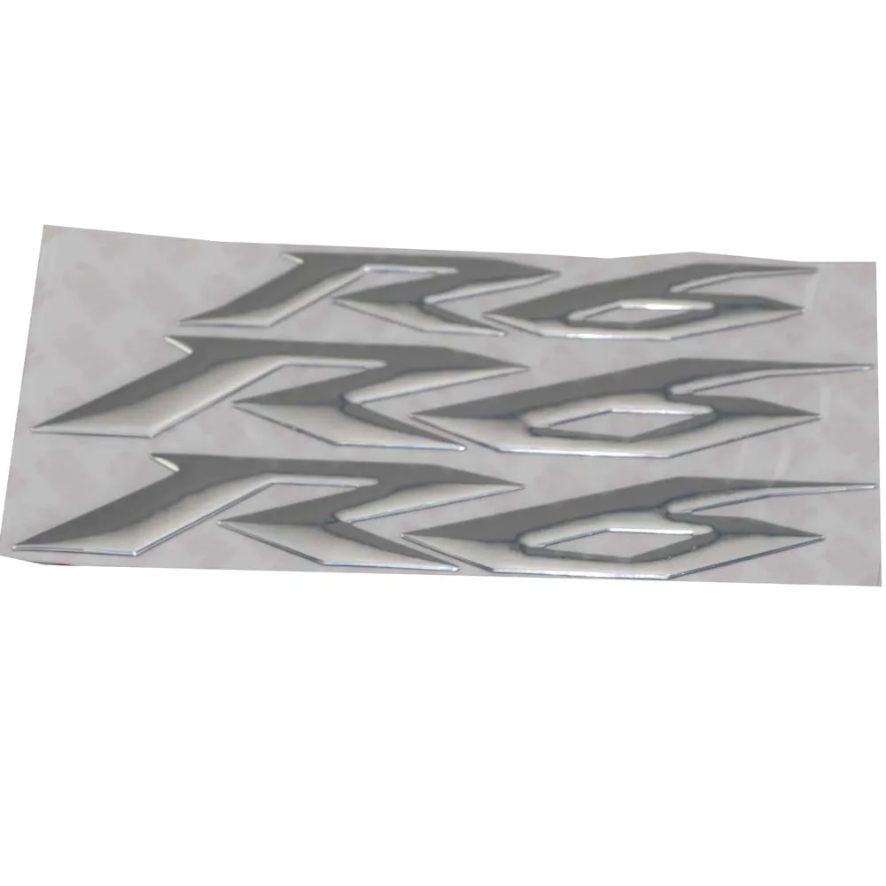 

KODASKIN Motorcycle 3D Raise R6 Emblem Stickers Decal for Yamaha YZF600 R6