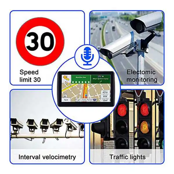 7 Inch Car Gps Navigator Smart Press Screen Navigation Mtk 8G 256M Mp3/Mp4 Player Driving Map Voice Navigator
