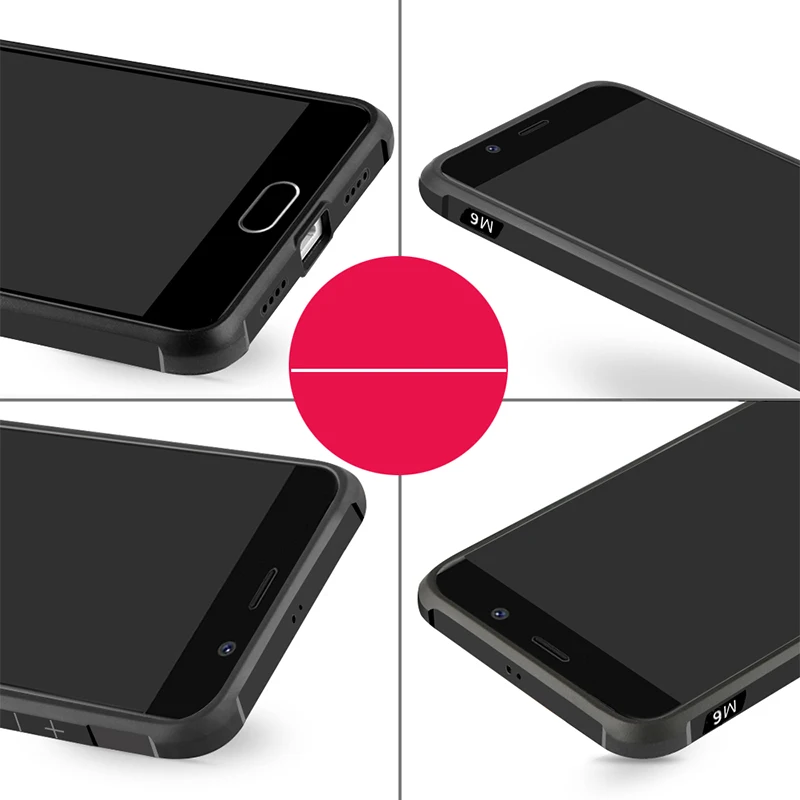 Задняя крышка для Xiaomi Mi 6 Чехол антидетонационных тиснением окрашенные матовый